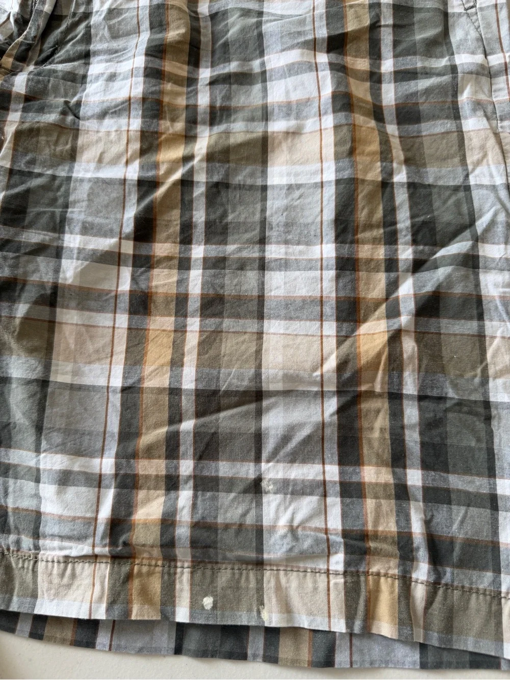 Vintage cotton PRONTO UOMO BLUE Plaid Flat Front Shorts